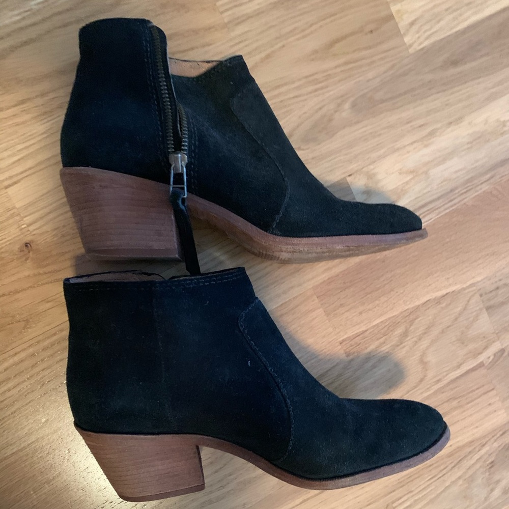 Madewell suede booties